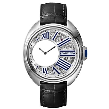 Cartier watch WHCL0003 featuring an elegant round case, refined dial design, and classic luxury styling.