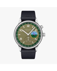 Club Sport Neomatik Worldtimer Jungle Ref. 790.S2 l Textile woven Strap