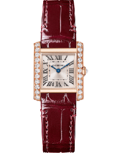 WJTA0069 Tank Française l Small model, quartz movement, rose gold, diamonds