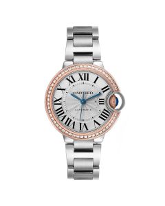 WE902080 Ballon Bleu l Automatic Movement, Pink Gold, Silver Dial