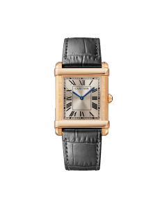 WGTA0075 Tank Chinoise watch l Large model, hand-wound mechanical movement, rose gold, leather