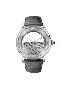 WHRO0082 Rotonde de Cartier | Limited edition of 30 numbered boxes, platinum, interchangeable leather straps