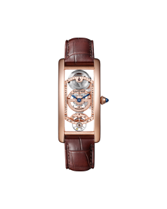 WHTA0008 Tank Cintrée | Large model, hand-wound mechanical movement, rose gold