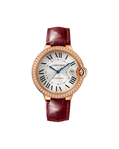 WJBB0056 Ballon Bleu de Cartier | 40mm, automatic movement, rose gold, diamonds, leather