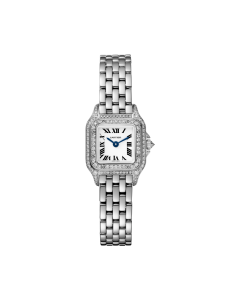 WJPN0046 Panthère de Cartier watch | Mini model, quartz movement, white gold