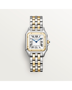 W2PN0019 Panthère de Cartier l Medium model, quartz movement, yellow gold, steel