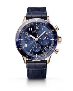 Type XX flyback chronograph 2067RK l Leather strap l Blue dial