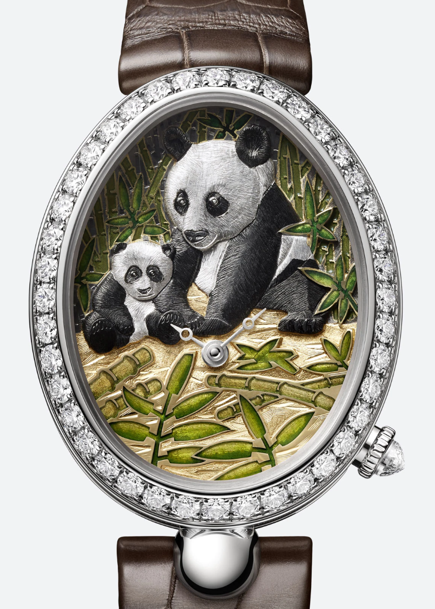 Breguet Reine de Naples reference 8958EB with grand fue enamelling and miniature hand-painting